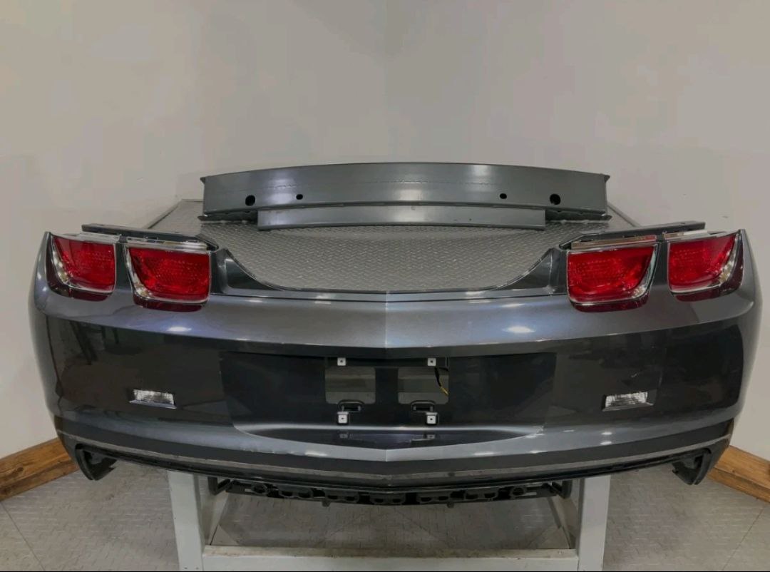 10-13 Chevy Camaro SS OEM Rear Bumper Cover W/Tail Lights&Rebar (Cyber Gray GBV)